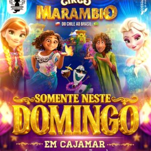Ingresso Circo Marambio|Cajamar - SP | 15/03/2026 - Domingo  1ª Sessão 16:00hs